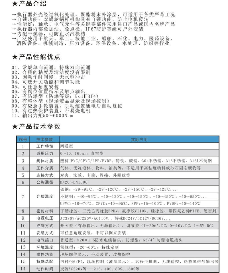 ED9B對夾式/法蘭式軟密封電動蝶（dié）閥
